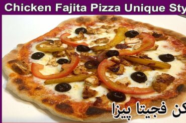 Chicken Fajita Pizza, Fajita Pizza Recipe, How to Make Pizza, Pizza Recipe