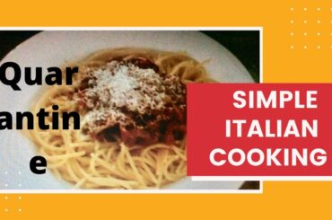 Quarantine Simple Italian Cooking | #Cook with Me