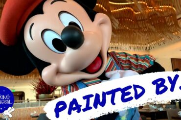 Painting with Mickey, Minnie, Donald & Daisy?! Disney World's Topolino’s Terrace Character Breakfast