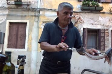 Venice- fish carpaccio, special dinner