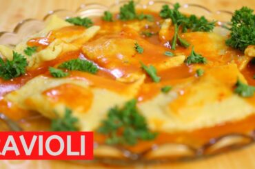 Homemade Ravioli Recipe | Mallika Recipes