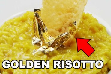 GOLD 24K RISOTTO | HOW TO COOK A PPERFECT RISOTTO | ORIGINAL SAFFRON RISOTTO RECIPE