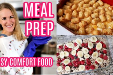 BULK MEAL PREP WITH ME! 💕 My favorite comfort foods... on a dime!