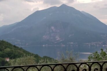 Dinner in Perledo, Lago di Como (Lake Como), Italy