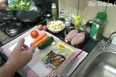 Italian Seasoned Chicken ,Tomato Garlic And Chive Omelette, Garlic Rosemary Potatoes And Leafy Salad