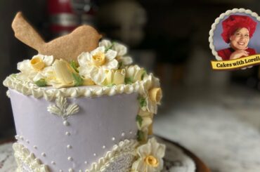 Cake Decorating with Italian Meringue Buttercream 🍰 Best Cake Decorating Tips 💐 Cakes with Lorelie 🍰