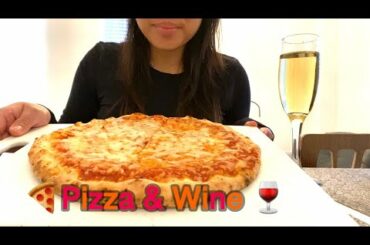 Pizza & Wine ASMR Mukbang