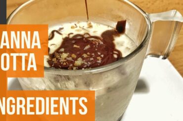 Panna Cotta me cokollate dhe arra /Panna Cotta Italian dessert in only 15 minutes # 3ingredients