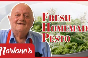How to Make FRESH Homemade Pesto | Mariano's Cooking | S2E6