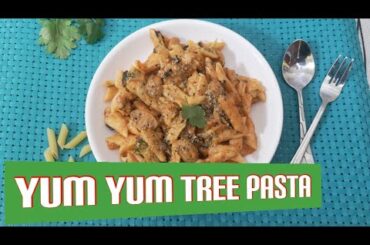 Yum yum tree pasta recipe | Italian pasta | pasta in red and white sause recipe