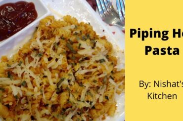 Piping hot Pasta/ Quick and easy recipe to make pasta at home for kids.