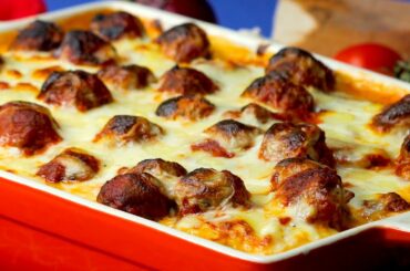 Delicious Cheesy Meatball Lasagna Recipe