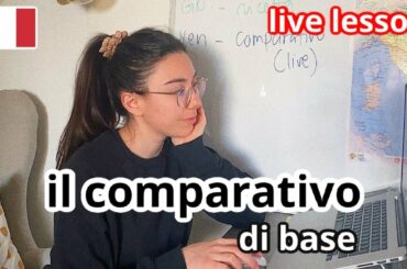 How to make basic comparative sentences in Italian (il comparativo di base)