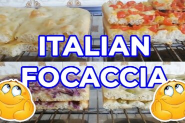 How to make focaccia bread fluffy Italian focaccia and pizza