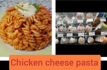 AJ KA DIN KAISAY GUZRA// chicken cheese pasta simple recipe//Pakistani mom in italy vlog#
