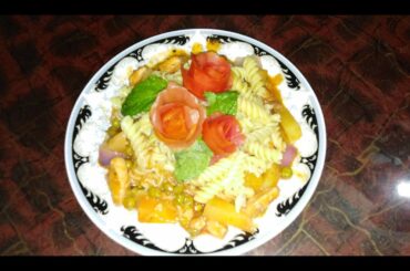 Italian macroni platter recipe | how to make macroni platter |delicious pasta recipe