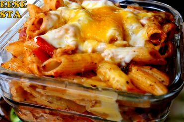 Market Style Italian Cheese Pasta | Baked Cheese pasta Recipe
