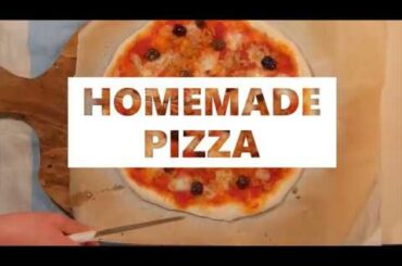 Homemade Italian pizza from scratch, easy and super satisfying!