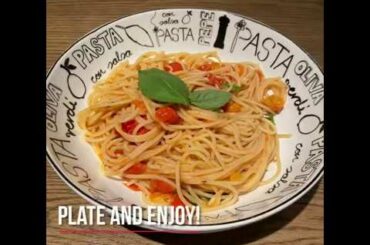 Quick & Easy Italian Recipe: Cherry Tomato Spaghetti