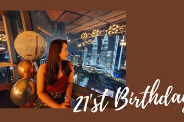 How I Celebrated My 21st Birthday | Sky Dining & Seafood Dinner