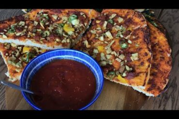 THIN CRUST HOMEMADE VEGAN PIZZA [NUT FREE] PLANT BASED | YS Cooking