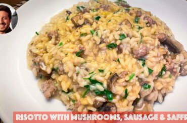 GOPRO COOKING LESSON #1 - Risotto with Saffron, Mushrooms and Sausage (Valentino Zegna)