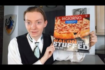 DiGiorno Bacon & Cheese Stuffed Crust Pizza Review!