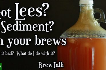 Lees is More.  What is Lees? Do we need Lees? Worry about Lees?  Wine, Cider, Mead and Beer Lees