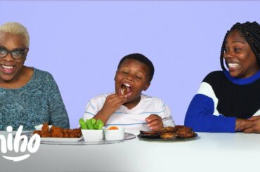 Grandma vs Mom Cooking Challenge (Cavalli) | Kids Try | Hiho