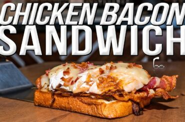 QUICK & EASY QUARANTINE CHICKEN SANDWICH RECIPE | SAM THE COOKING GUY 4K