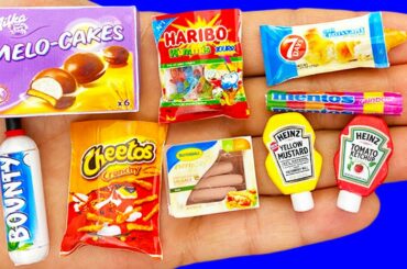 16 DIY MINIATURE FOOD AND SWEETS HACKS AND CRAFTS COLLECTION !!!