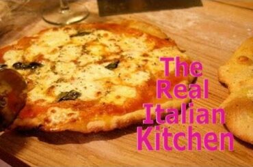 Pizza Dough Recipe - For thin crust crunchy pizza PART 1 - Real Italian Kitchen