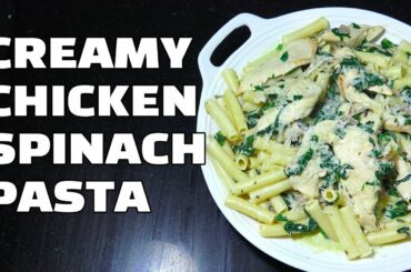 Creamy Chicken Pasta - Chicken Spinach Cream Pasta - Chicken Pasta Recipe Youtube