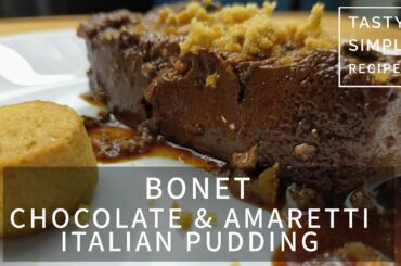 BONET , TYPICAL DESSERT FROM PIEDMONT REGION (ITALY)