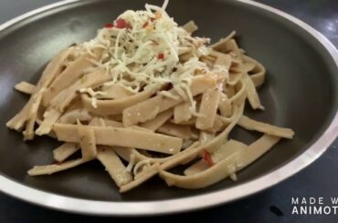 FETTUCCINE AGLIO E OLIO | ITALIAN CUISINE | EASY TO COOK | RECIPE IN DESCRIPTION |