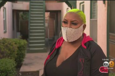 Coronavirus: Skid Row Angel Gives Food, Hand Sanitizer To Homeless