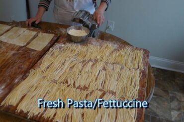Italian Grandma Makes Fresh Pasta/Fettuccine