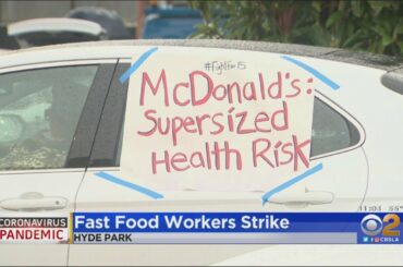 Fast Food Workers Strike After 3rd McDonald's Worker Tests Positive For Coronavirus