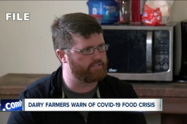 Dairy farmers warn of covid-19 food crisis