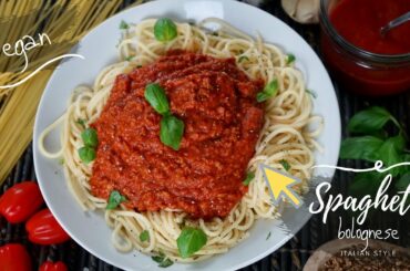 Vegan Spaghetti Bolognese - Italian Style