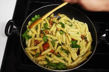 DELICIOUS VEG PENNE PASTA IN 2 MINUTES - MIND BLOWING RECIPE#280# #2020# #HAPPYEASTER