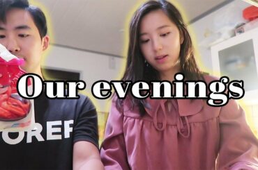 (CC)Living with Dad IN LAW?! International Couple Evening Routine💕Cooking Korean food
