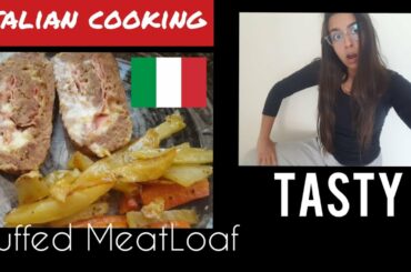 Stuffed MEATLOAF~ Italian Cooking