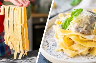 Homemade Pasta - Delicious Tagliatelle For Italian Cuisine Lovers