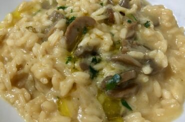 Easy Italian risotto ai funghi recipe #kusinasaroma