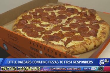 Little Caesars to donate 1 million pizzas to first responders, hospitals