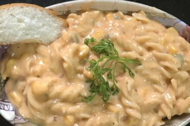 ORANGE PASTA | EASY CHEESY PASTA RECIPE | ITALIAN RECIPE |PINK WHITE RED PASTA | QUARANTINE FOOD