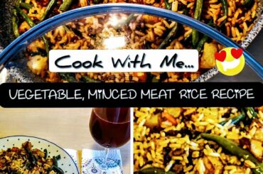 COOK With Me: Vegetable, Minced Meat Rice Recipe | STORYTIME | @Lynns | #041