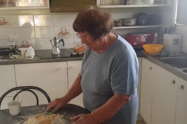 Cooking with Mama Pina Italian style
