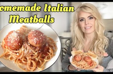 Quarantine Cook with Me || How to make Homemade Italian Chicken Meatballs in a Crock Pot